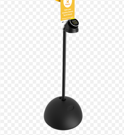 Merchant Link Donation Stand - WITHOUT cash collection accessory