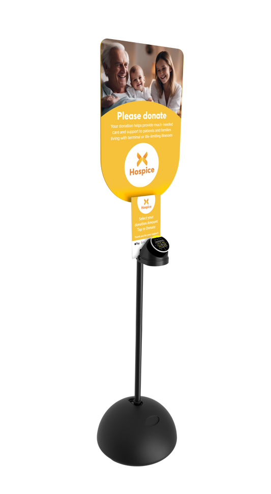 Merchant Link Donation Stand - WITHOUT cash collection accessory